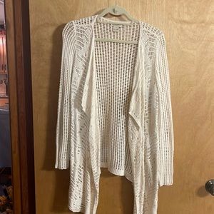 Crochet style cardigan